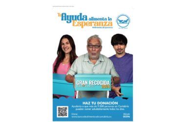 Cartel la Gran Recogida del Banco de Alimentos de Cantabria