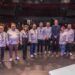 Javier López Estrada con los participantes en el Certamen Nacional de Gastronomía