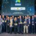 Foto de familia de los galardonados con los premios ARCE.