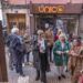 Inauguración de la muestra fotográfica en la calle Consolación de Torrelavega