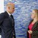 La Consejera Isabel Urrutia con el Alcalde de los Corrales de Buelna Julio Arranz