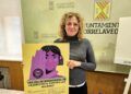 La concejal del Ayuntamiento de Torrelavega Patricia Portilla en la presentación de los actos del 25N