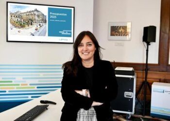 Noemí Méndez en la presentación de los presupuestos del 2025