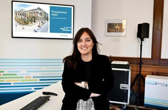 Noemí Méndez en la presentación de los presupuestos del 2025