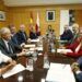 Imagen del Consejo de Gobierno autorizando inversion en valdecilla y carreteras