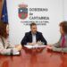 Reunión entre el consejero de Cultura y la alcaldesa (Foto: Cristina Santiago)