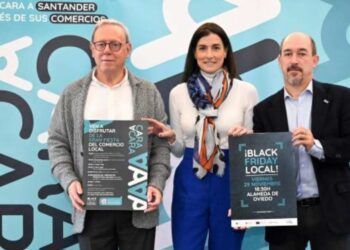 la alcaldesa, Gema Igual en la la alcaldesa, Gema Igual en la presentación del Black Friday,