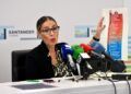 la concejala de Igualdad, Zulema Gancedo, durante la presentación de la campaña