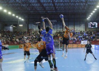 Jugada del partido Bathco BM Torrelavega - Recoletas Atlético Valladolid