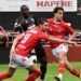 Jugada partido liga CD Laredo