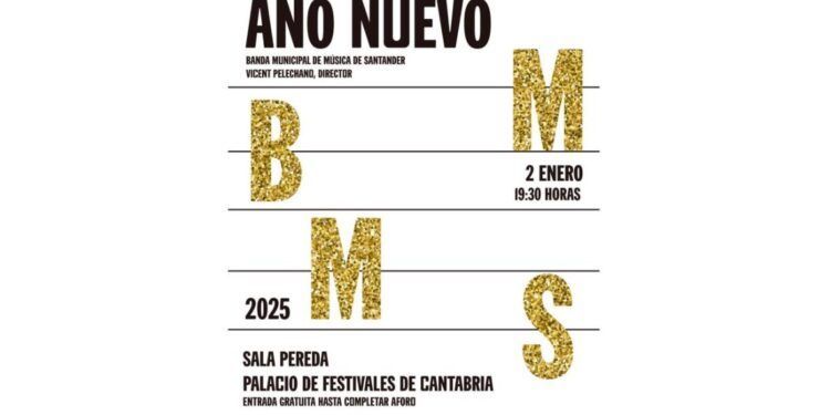 Cartel del Concierto de Año Nuevo