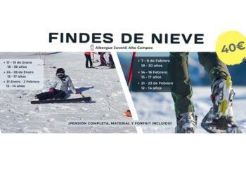 Actividades Jóvenes esquí en Alto Campoo