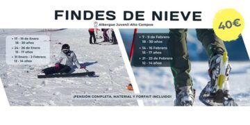Actividades Jóvenes esquí en Alto Campoo