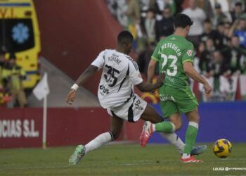 Jugada del partido Albacete Racing
