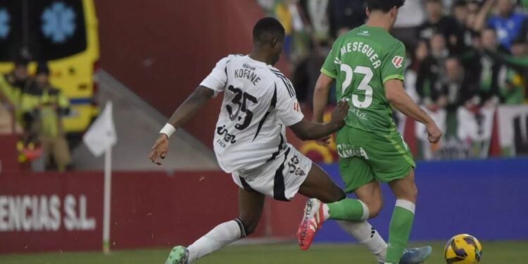 Jugada del partido Albacete Racing