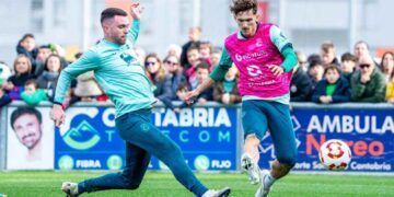 Entrenamiento Previo al partido de Copa del Rey