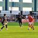 Isuardi en un partido del CD Laredo