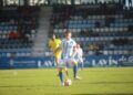Jugador de la Gimnástica de Torrelavega en el ultimo partido jugado en el malecón