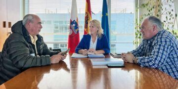 Reunión consejera con el alcalde de Saro
