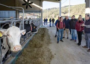 Susinos visita a la explotación agraria de Sat Indelante