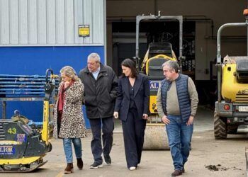 Visita a las obras del polígono de Candina