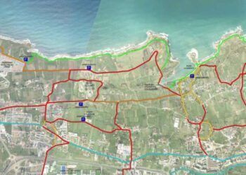 itinerarios ciclables zona litoral