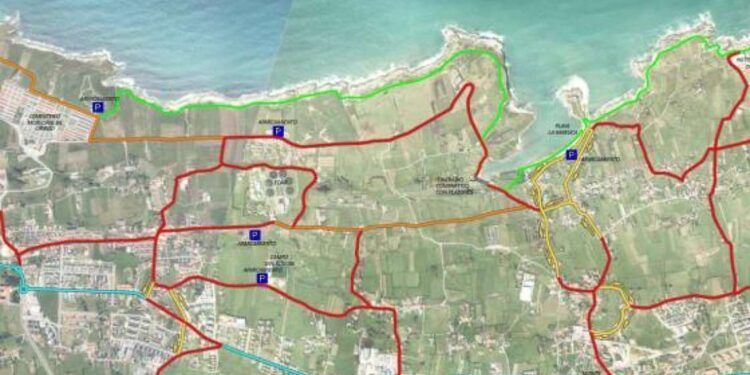 itinerarios ciclables zona litoral