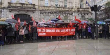 Manifestación para la aprobación del Escudo Social