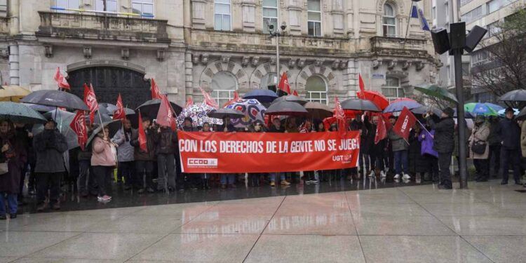 Manifestación para la aprobación del Escudo Social