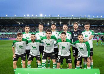Once inicial del Racing ante el Cádiz