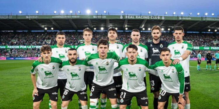 Once inicial del Racing ante el Cádiz