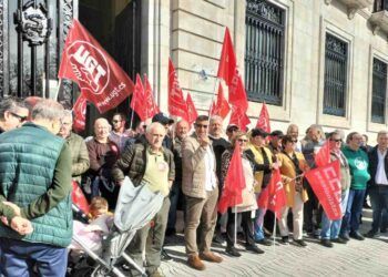 Protesta en Santander por la deuda pendiente con los mutualistas