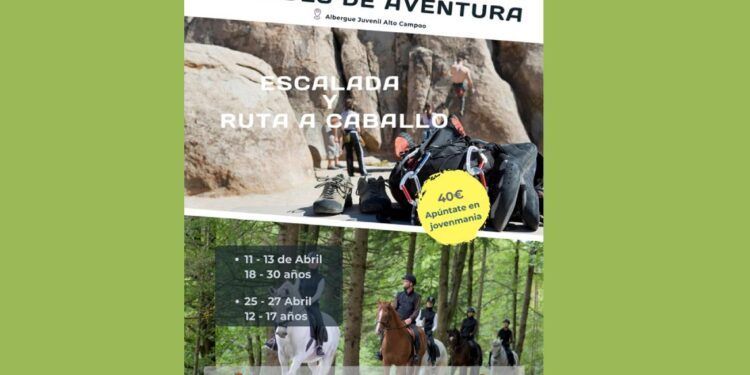 Escalada y rutas a caballo, nuevas propuestas de Finde Joven