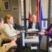 Reunión Consejero Educación-Alcaldesa Ampuero