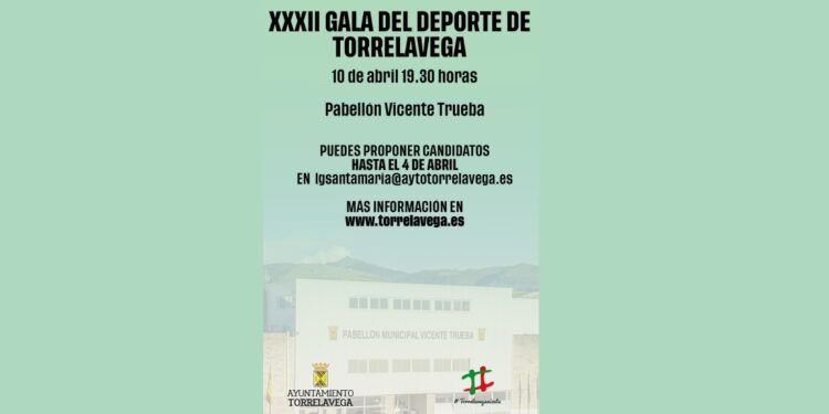 Cartel Gala deporte Torrelavega