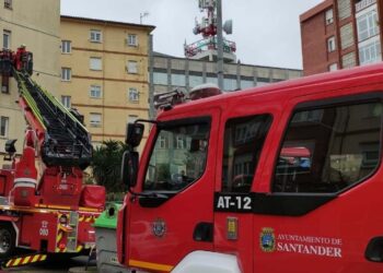 Nueva autobomba para los bomberos de Santander