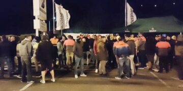 Huelga en Bridgestone Puente San Miguel