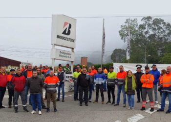 Quinto dia de huelga en Bridgestone