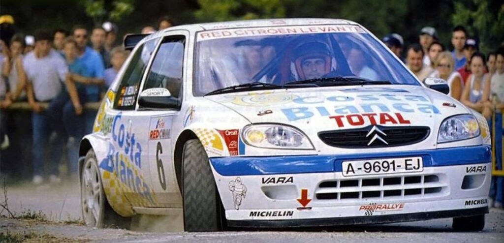 Miguel Fuster y el Citroën Saxo Kit Car