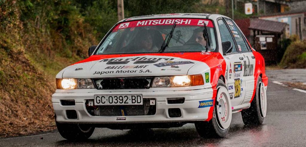 Mitsubishi Galant VR4 en el Rallye Festival Hoznayo 2025