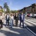 La presidenta, el consejero de Fomento y la alcaldesa de Santillana del Mar