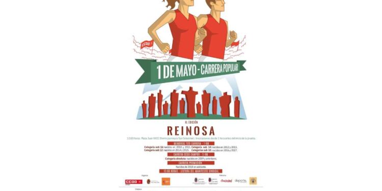 Reinosa acoge la carrera del 1º de Mayo con tres categorías