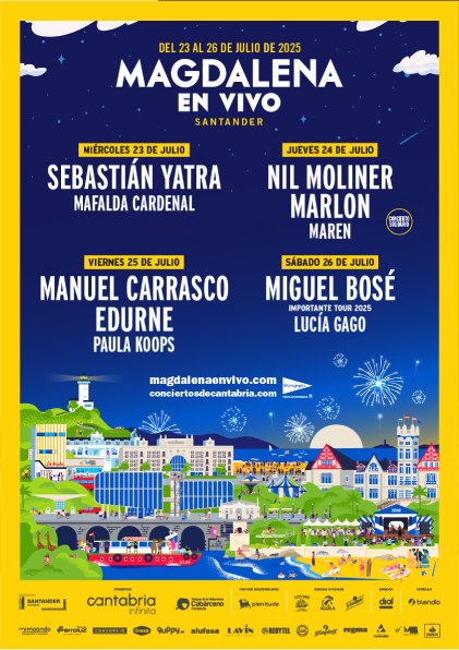Cartel de Magdalena en Vivo 2025 