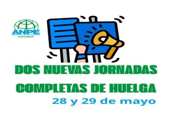 ANPE nuevas jornadas completas de huelga