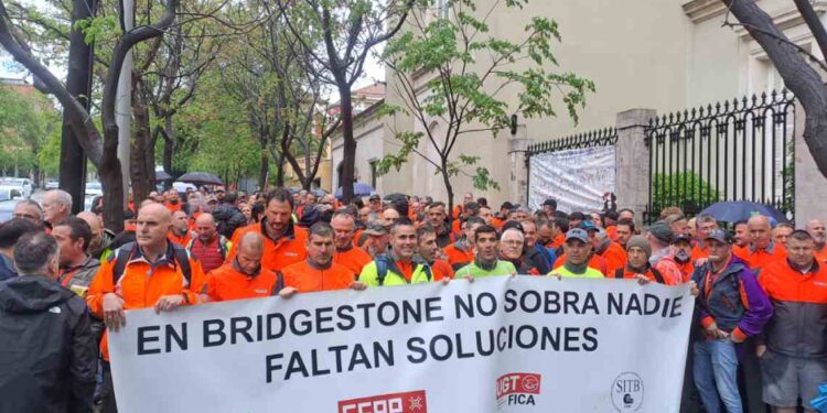 Huelga en Bridgestone