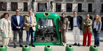 Campaña de reciclaje de vidrio en Santander
