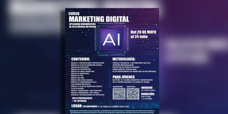 Curso para jóvenes sobre IA y redes sociales en el CIE