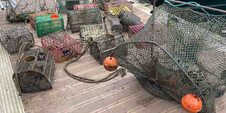 Incautan artes prohibidas en operación contra pesca ilegal
