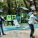 Campaña de limpieza en parques infantiles de Torrelavega