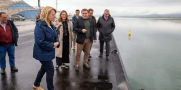 obras de ampliación del puerto de Santoña